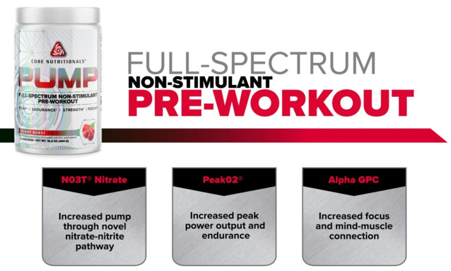 Core Pump PreWorktout Banner