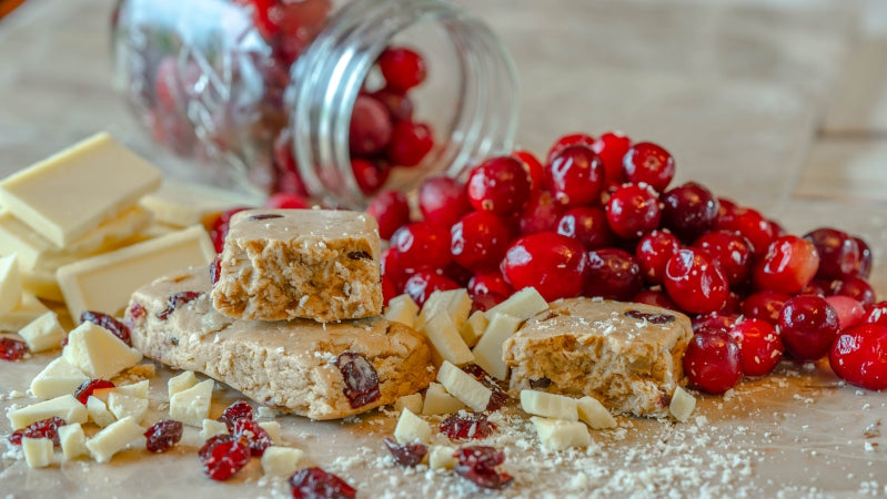 Outright White Chocolate Chip Cranberry Bar