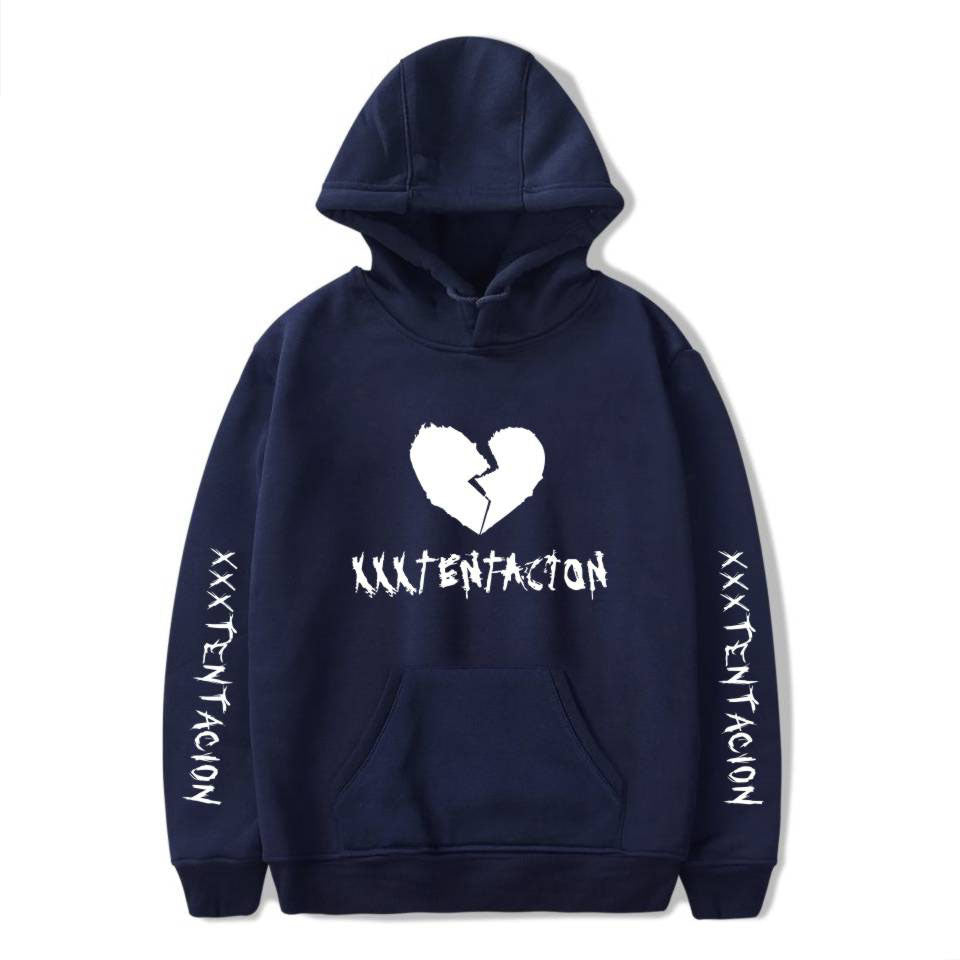 XXXTentacion Broken Heart Printed Hoodie Unisex Fashion Pull Over Swea ...