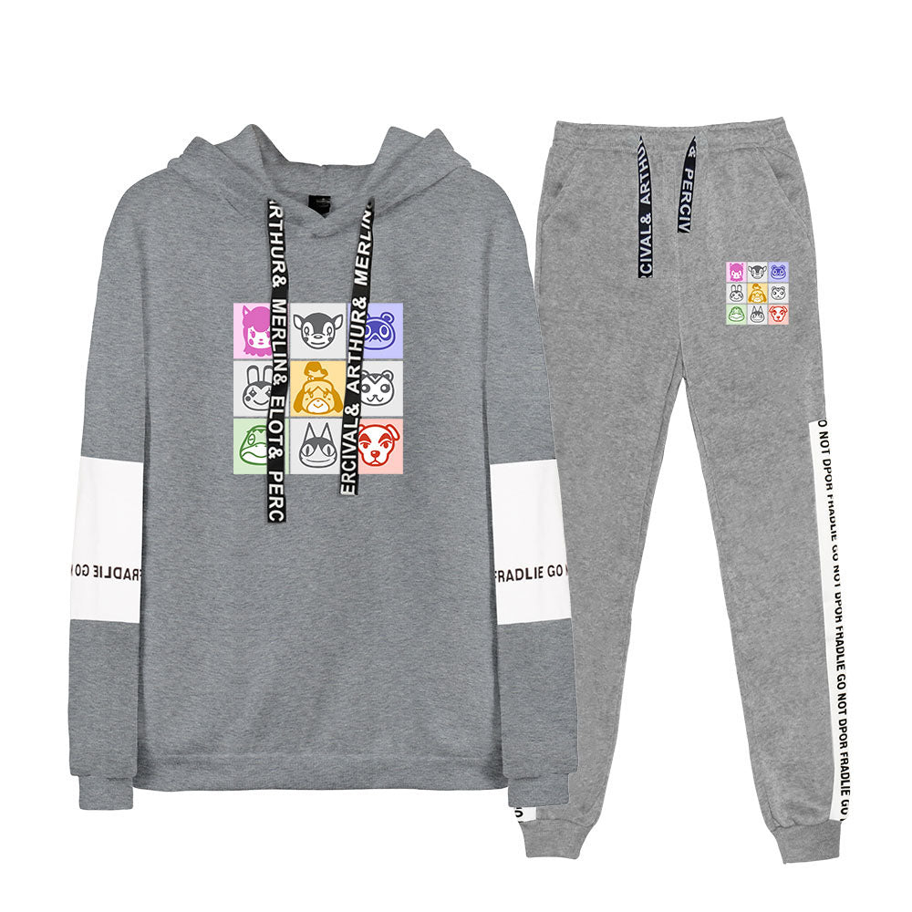 Animal Crossing Hoodie And Jogger Pants Suit Unisex Comfy Sweatsuit Sgoodgoods - roblox merlin pants