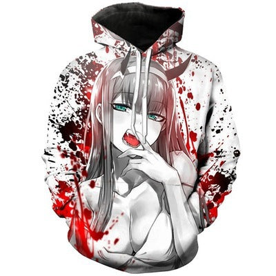 anime face sweatshirt