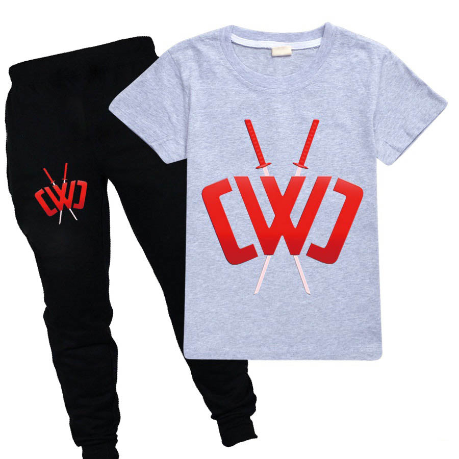 Chad Wild Clay Kids T Shirt And Jogger Pants Suit Cotton Sweatsuit Sgoodgoods - roblox chad wild clay merch