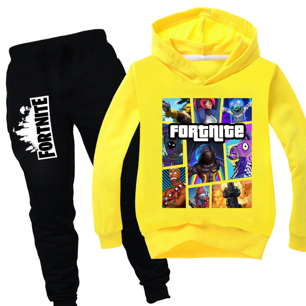 Fortnite Kids High Quality Sweatsuit 2 Pieces Hooded Pullover Sweatshi Sgoodgoods - fortnite outfits merch roblox