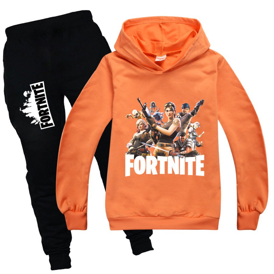 Fortnite Kids Hoodie and Sweatpants Suit Unisex Girls Boys Comfy Sweat ...