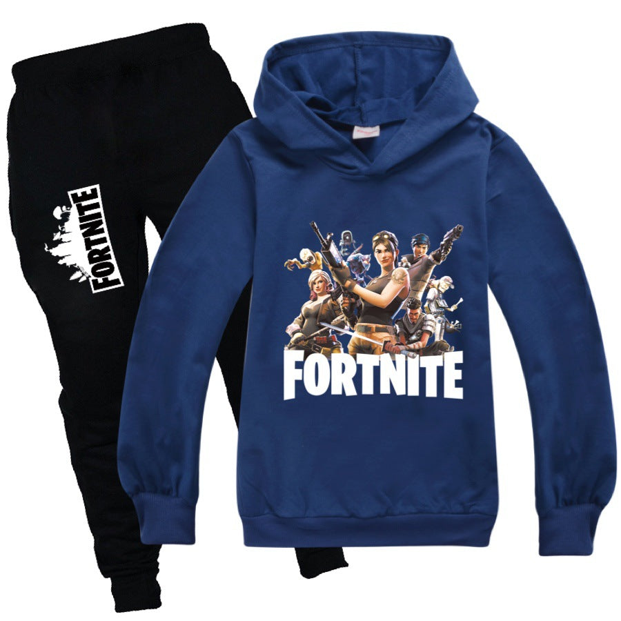 Fortnite Kids Hoodie and Sweatpants Suit Unisex Girls Boys Comfy Sweat ...