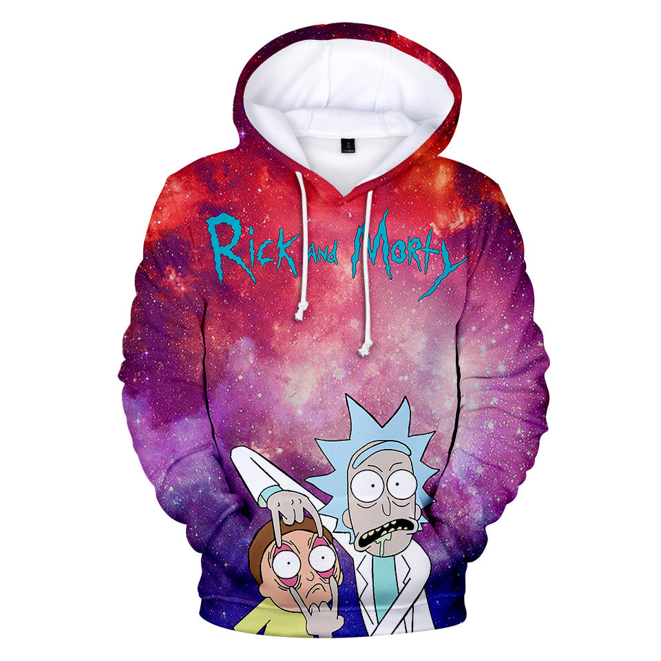 Rick and Morty Hoodie Long Sleeves Pullover Sweatshirt Unisex – SGoodGoods