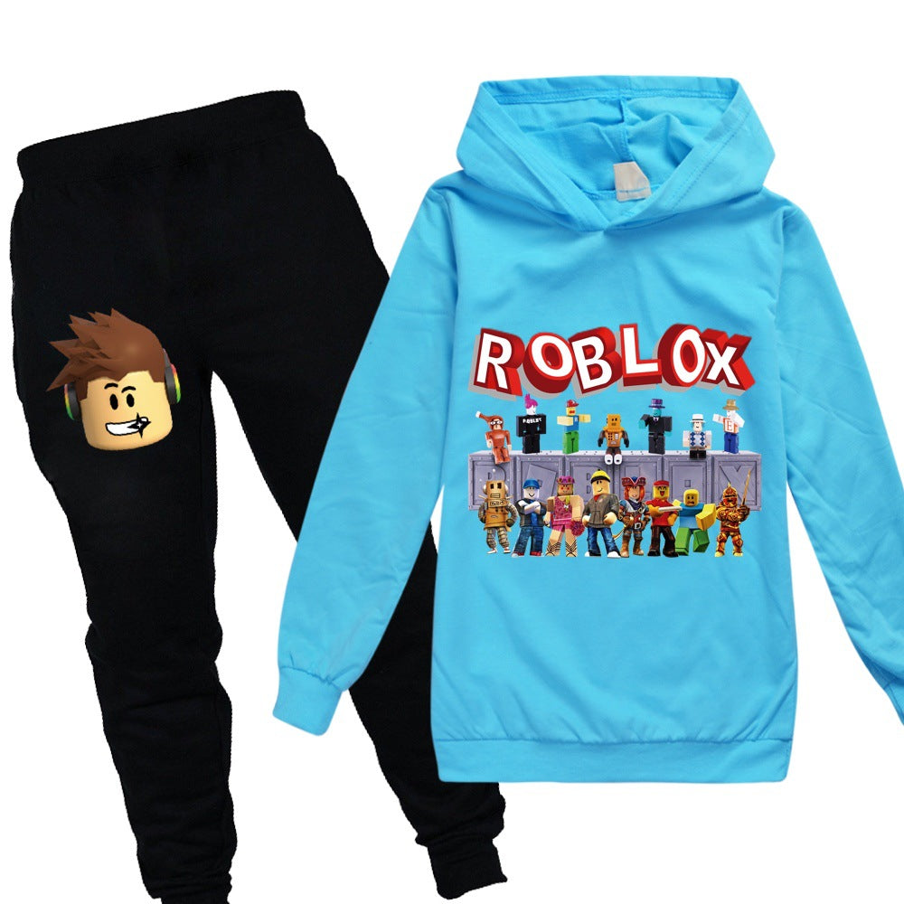Roblox Kids 2 Pieces Hoodie And Sweatpants Suit Girls Boys Casual Swea Sgoodgoods - codes for clothes on roblox thrasher boys