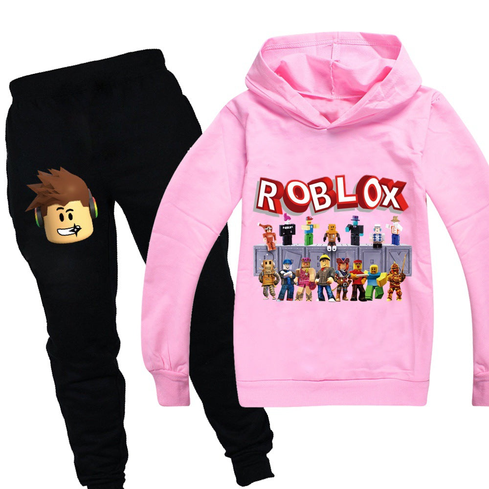 Roblox Kids 2 Pieces Hoodie And Sweatpants Suit Girls Boys Casual Swea Sgoodgoods - hoodie prestonplayz roblox