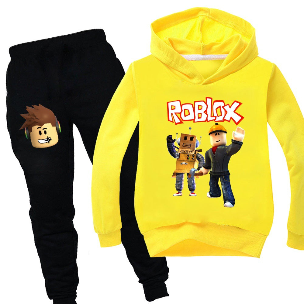 Roblox Kids 2 Pieces Sweatsuit Set Hoodie And Jogger Pants Sweatpants Sgoodgoods - roblox kanye west pants