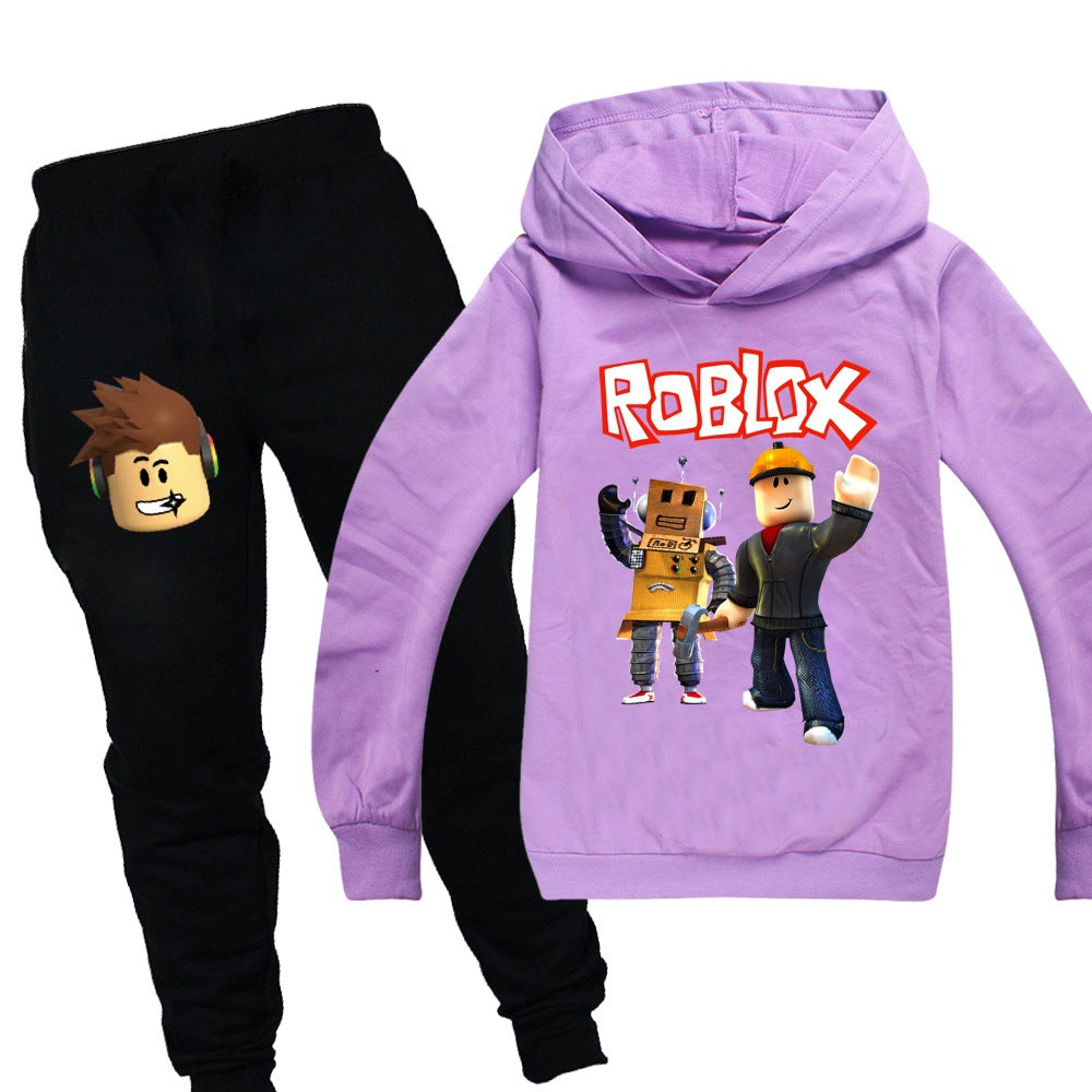 Roblox Kids 2 Pieces Sweatsuit Set Hoodie And Jogger Pants Sweatpants Sgoodgoods - roblox kanye west pants