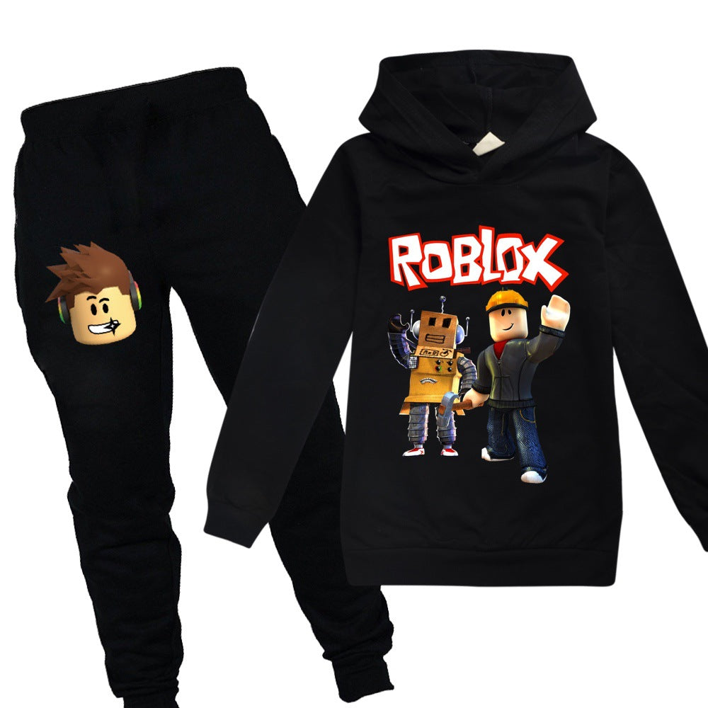 Roblox Kids 2 Pieces Sweatsuit Set Hoodie And Jogger Pants Sweatpants Sgoodgoods - roblox red hood pants