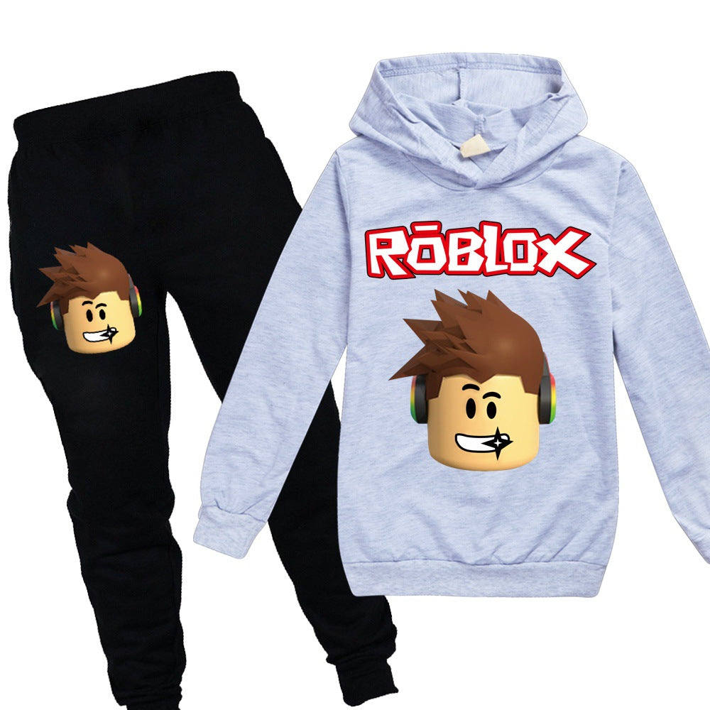 Roblox Kids Hoodie And Sweatpants Suit Comfy Casual Girls Boys Sweatsu Sgoodgoods - roblox blue suit