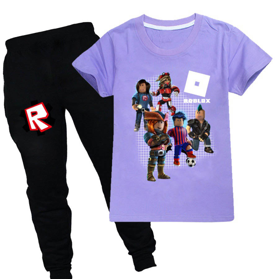 Roblox Kids T Shirt And Sweatpants Suit For Girls And Boys Sgoodgoods - bts roblox pants