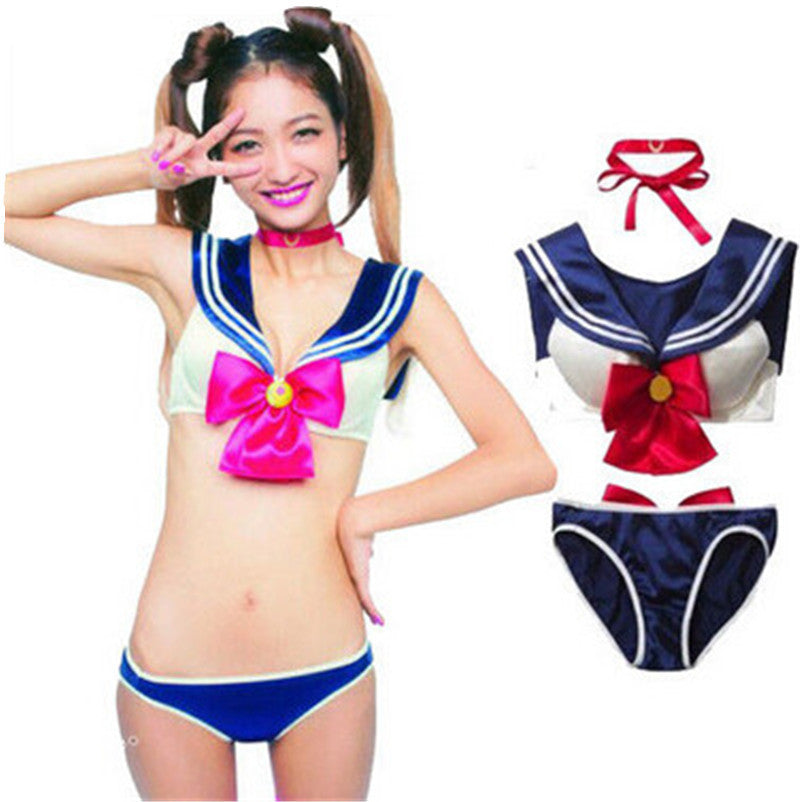 Sailor Moon Girl S Sexy Bikini Swimsuit Lingerie Suit Cosplay Costumes Sgoodgoods - bikini roblox girl outfit codes