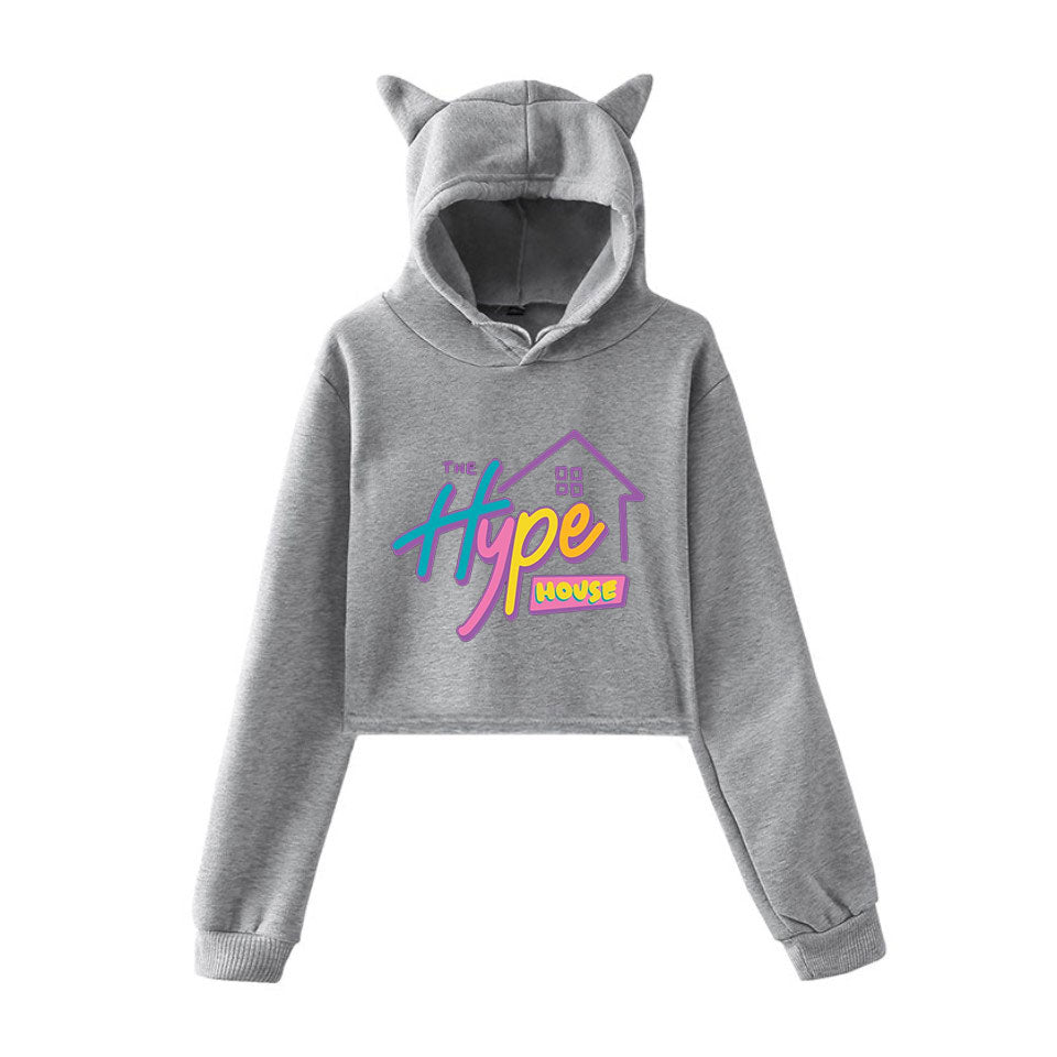 hype cropped hoodie