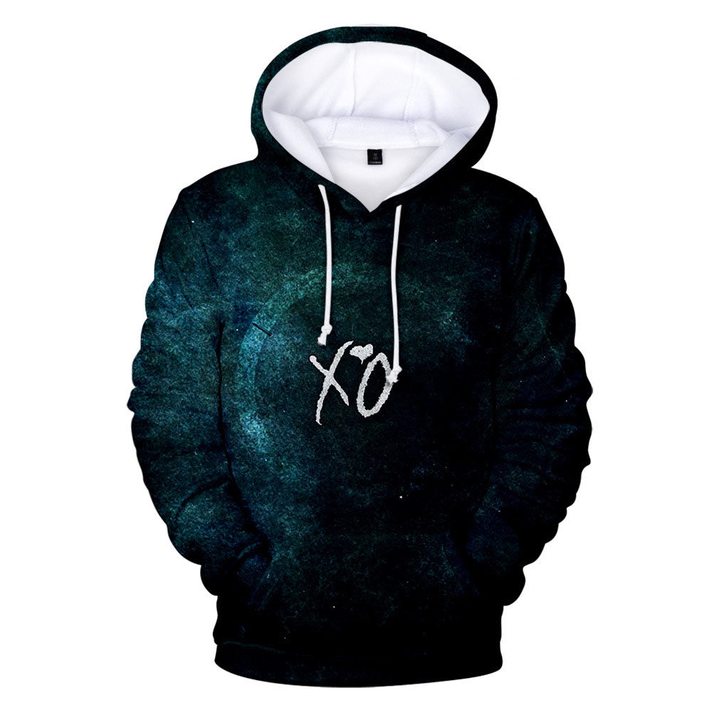 The Weeknd Xo Letter 3d Print Hoodie Unisex Casual Comfy Pullover Swea Sgoodgoods - xo the weeknd shirt roblox