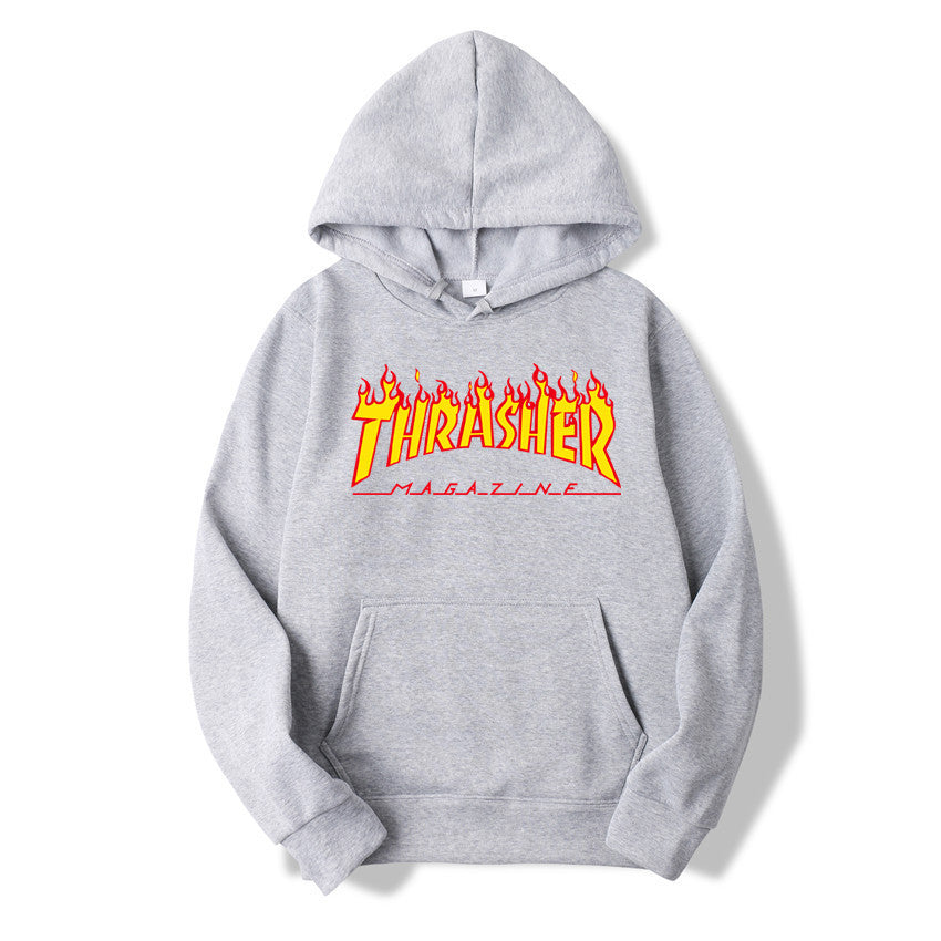 Thrasher Red Flame Print Adults Youth Unisex Hoodie Pullover Hooded Sw Sgoodgoods - thrasher clothing roblox