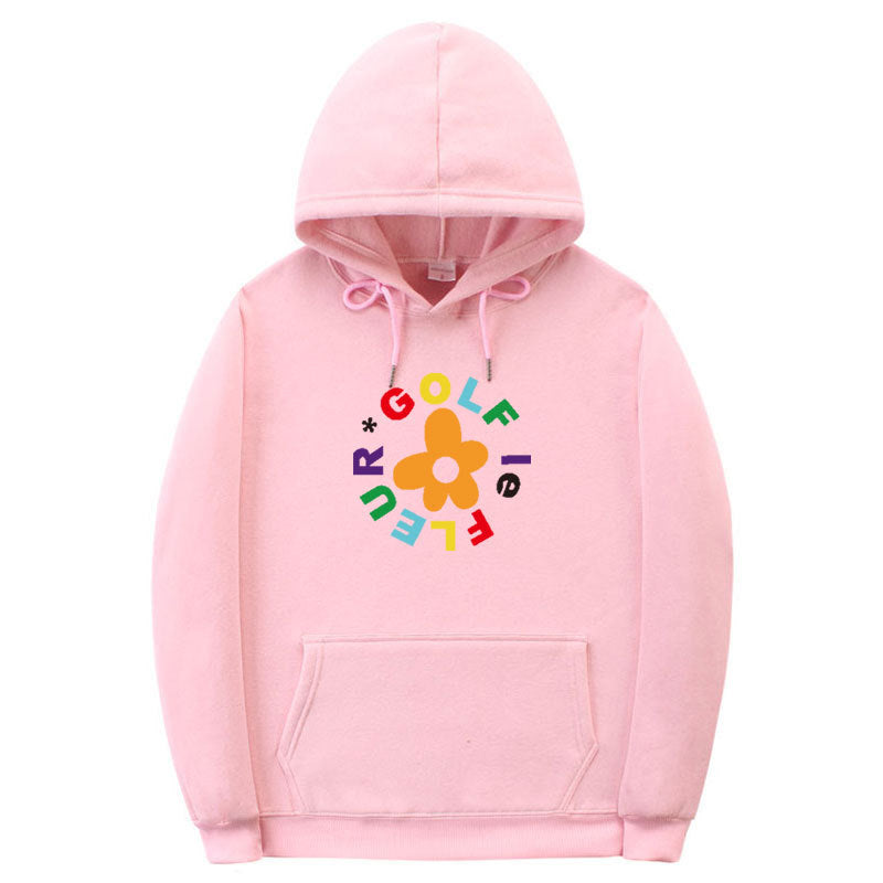 golf le fleur hoodie pink