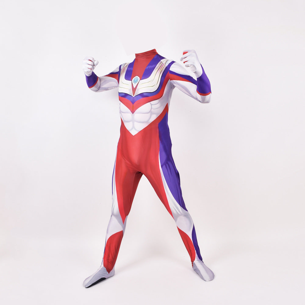Ultraman Tiga Jumpsuit Cosplay Costume Sgoodgoods - roblox speed design black kimono
