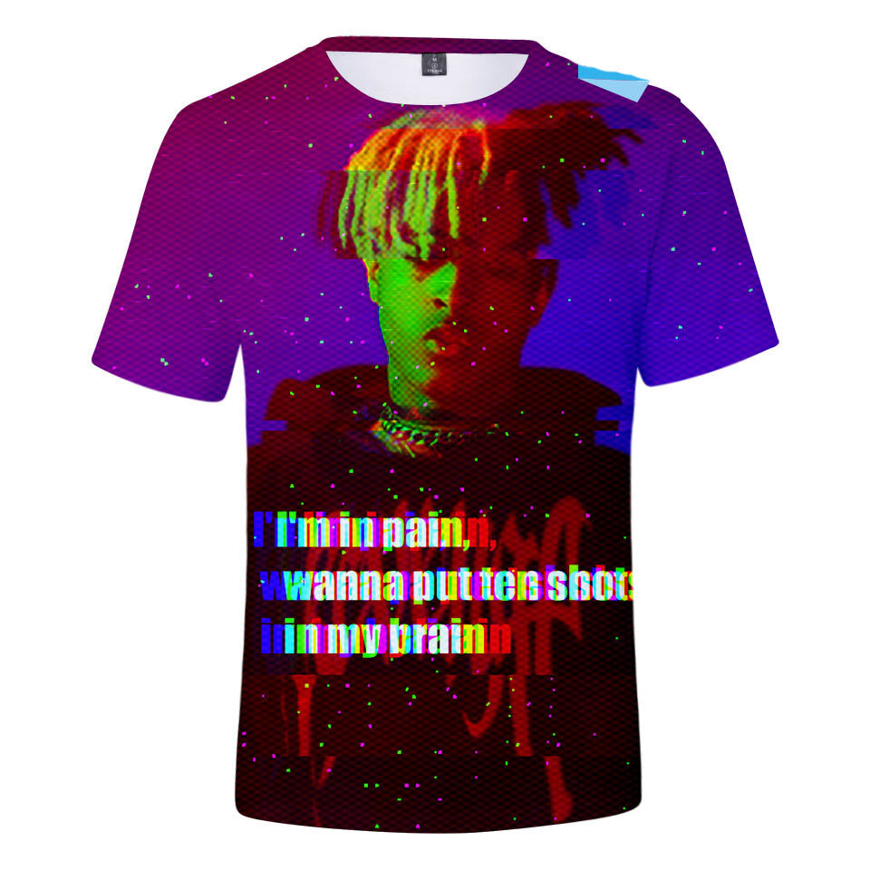 Xxxtentacion Unisex 3d Full Printed Bad Vibe Trending Short Sleeves Su Sgoodgoods - xxxtentacion broken heart shirt roblox