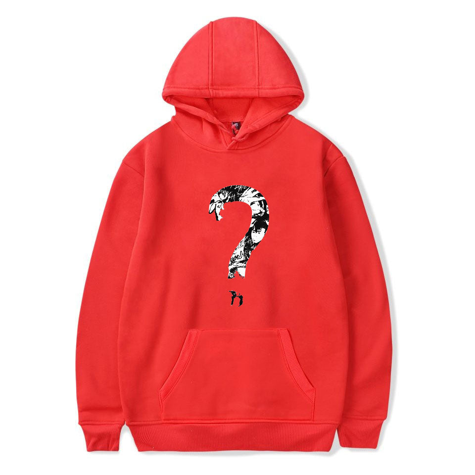 Xxxtentacion Question Mark 3d Printed Hoodie Sgoodgoods - red question mark hat roblox