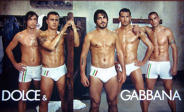 dolce & gabbana italy 2006 gattuso pirlo D&G soccer style football fashion best streetstyle soccer stars 