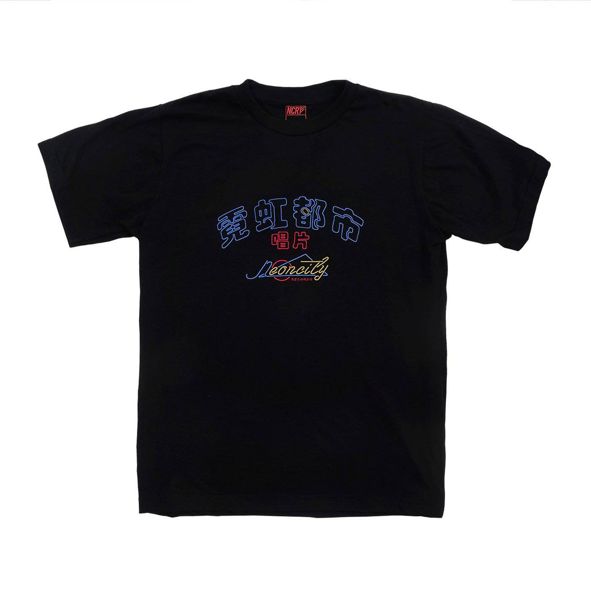 Neoncity Records Embroidered T-Shirt | NCRT | Neoncity Racing Team