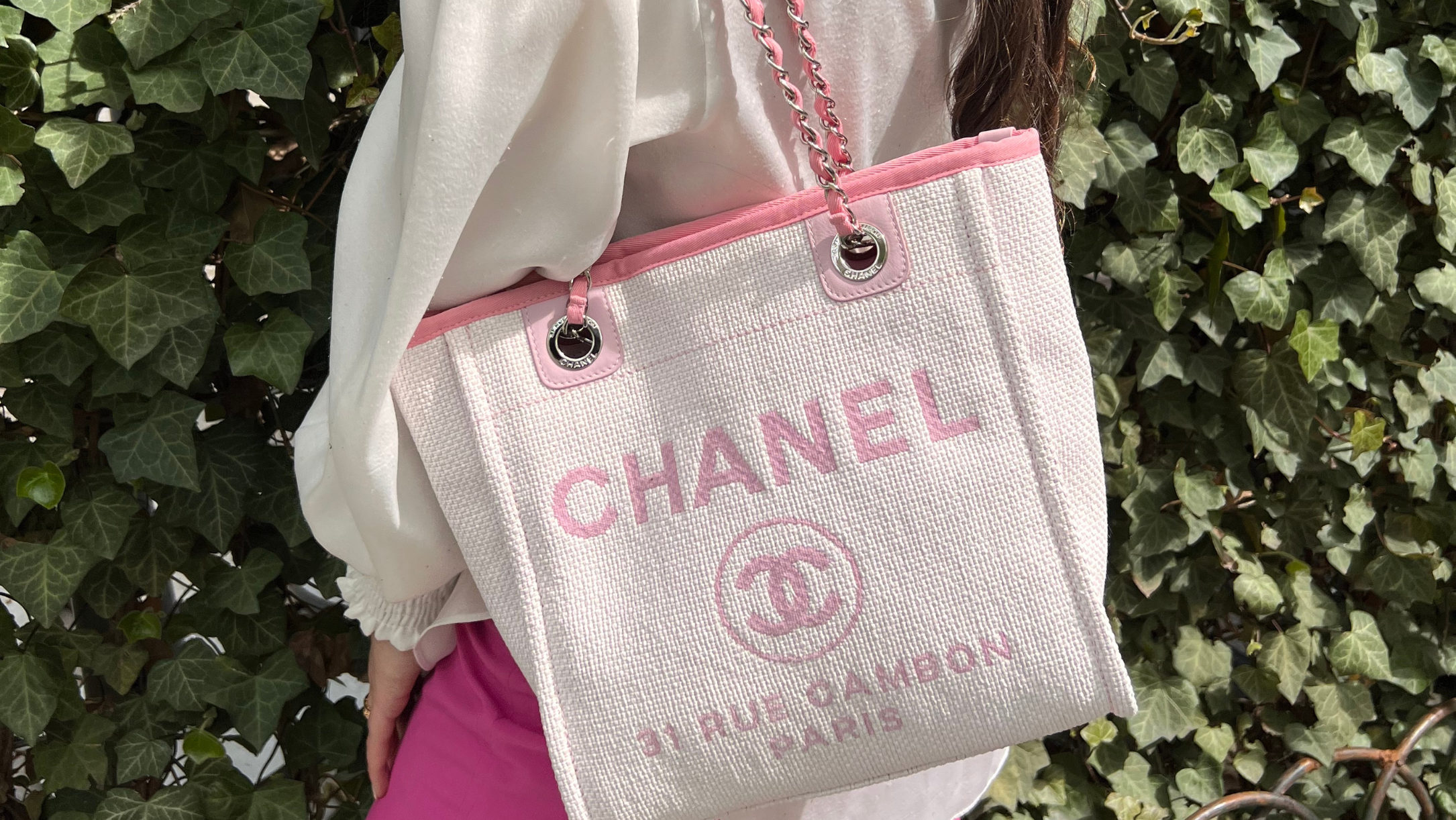 chanel beach bag