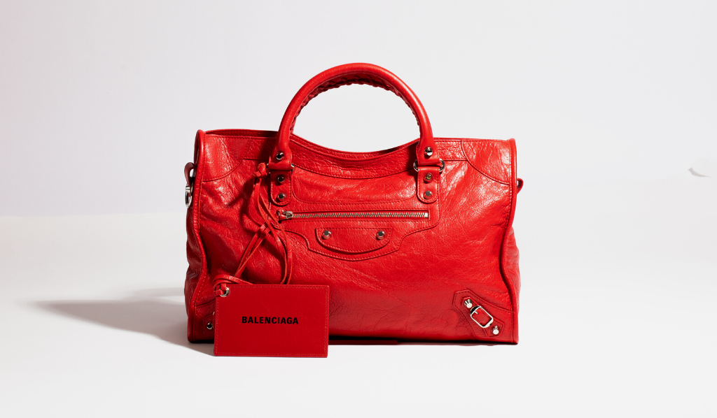 City - ep_vintage luxury Store - Bag - BALENCIAGA - 2Way - Red - Bag - Hand  - USWE Bags Accessories and parts - Leather - Mini - Classic - 300295 – dct