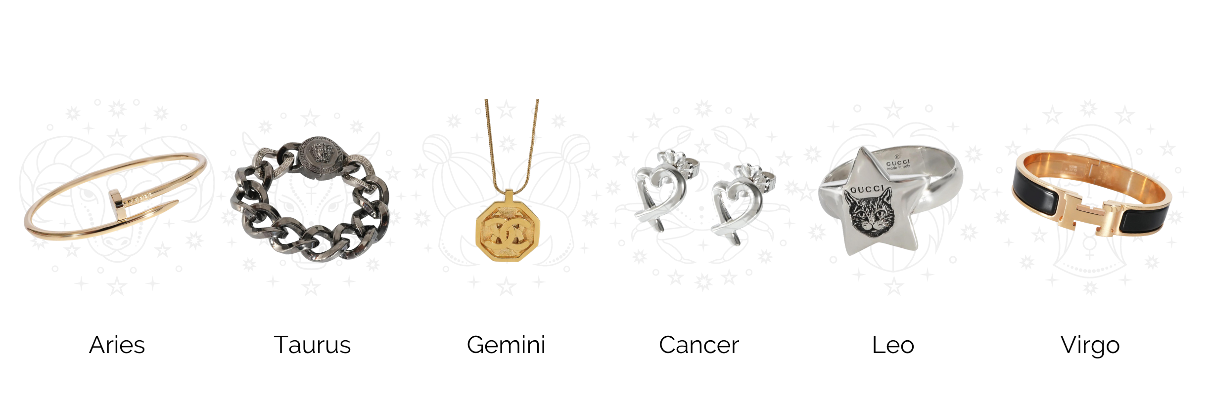 Zodiac designer jewelry