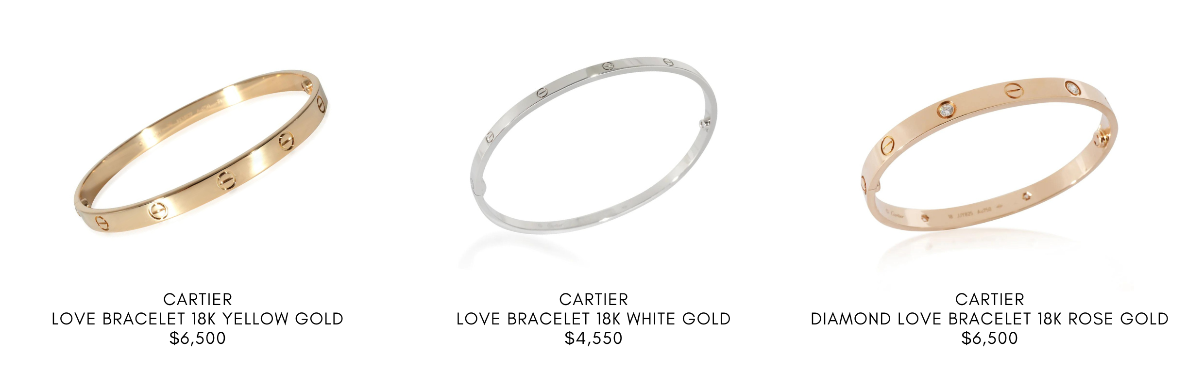 Cartier Half Love Bangle Bracelet 18K Yellow Gold