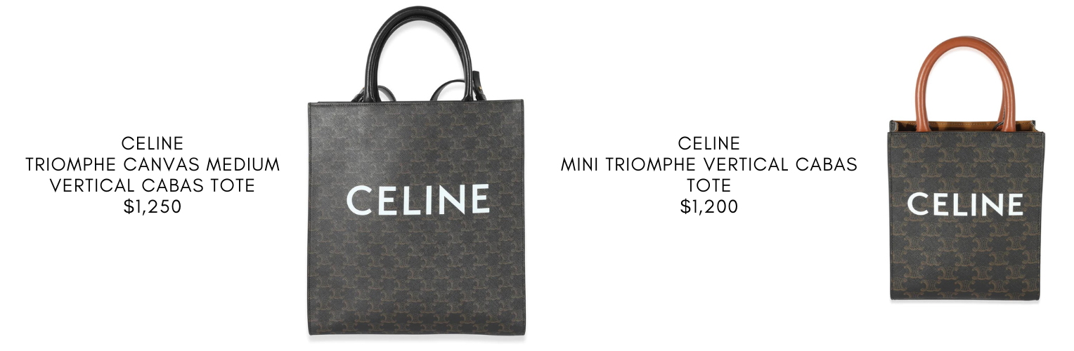 Celine cabas tote bags