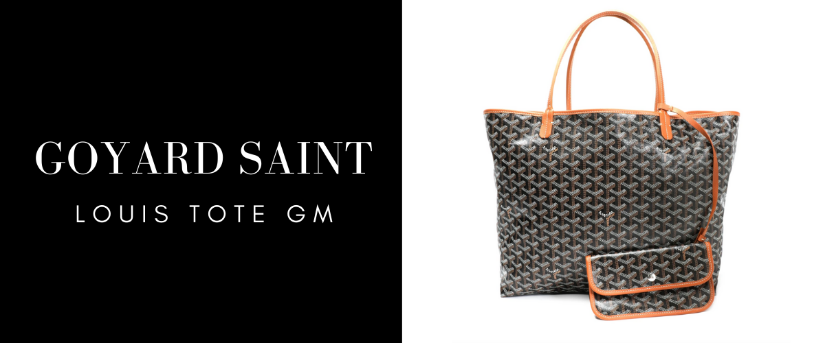 GOYARD Saint Louis Canvas A4 Leather Office Style Icy Color Totes