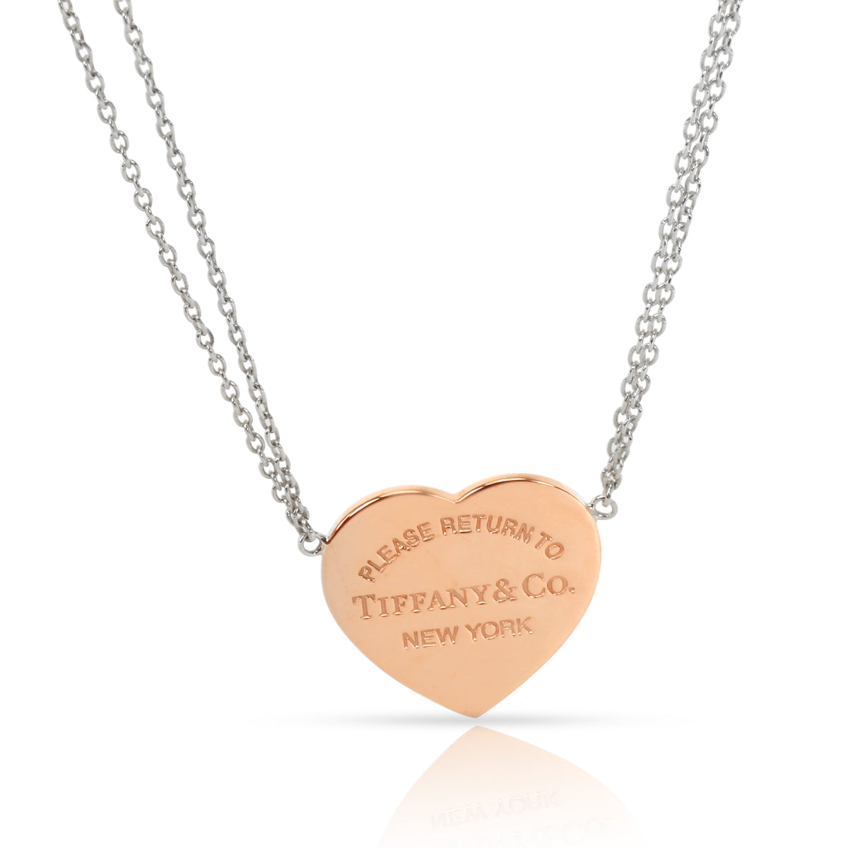 tiffany rubedo heart necklace