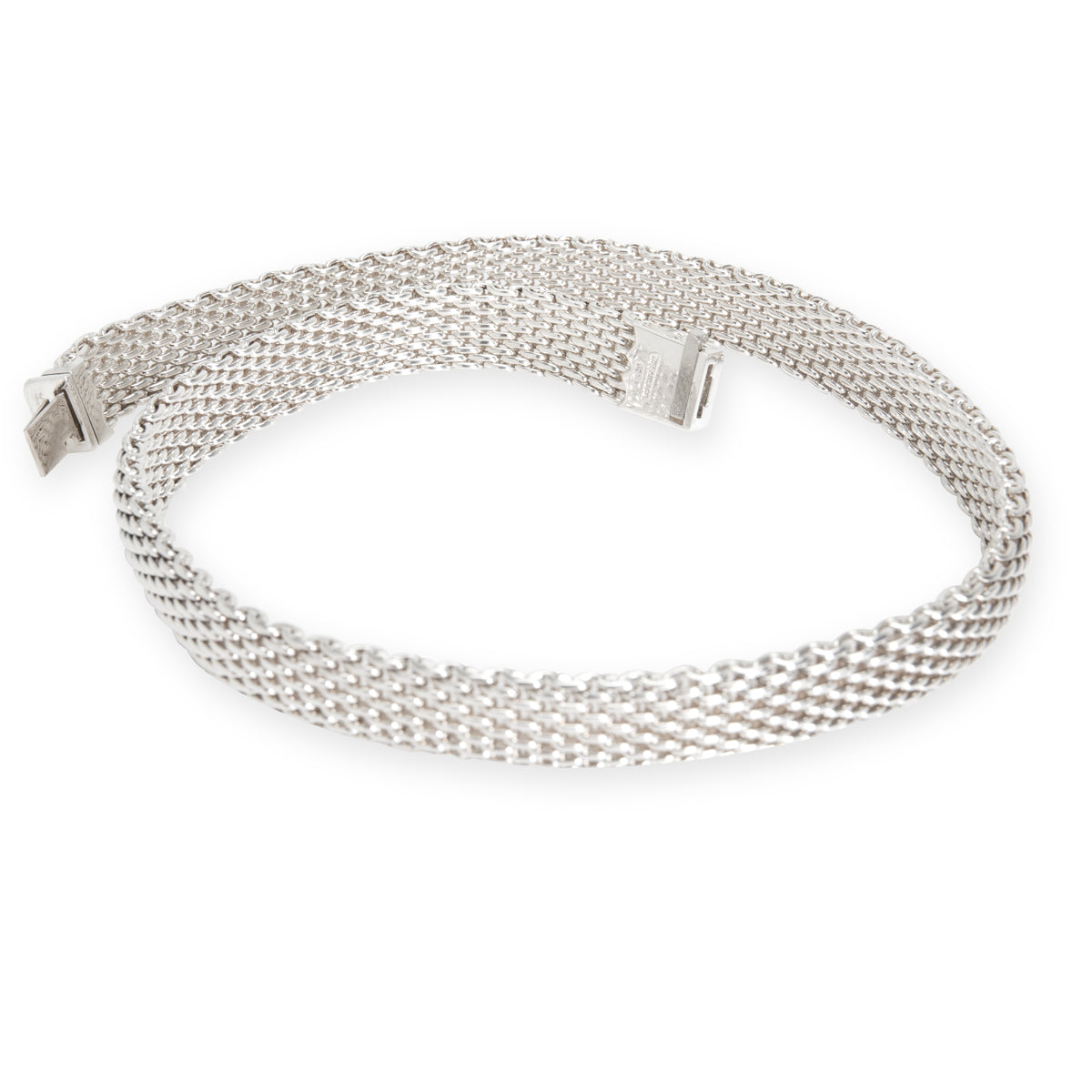 Tiffany & Co. Somerset Mesh Necklace in Sterling Silver by WP Diamonds ...