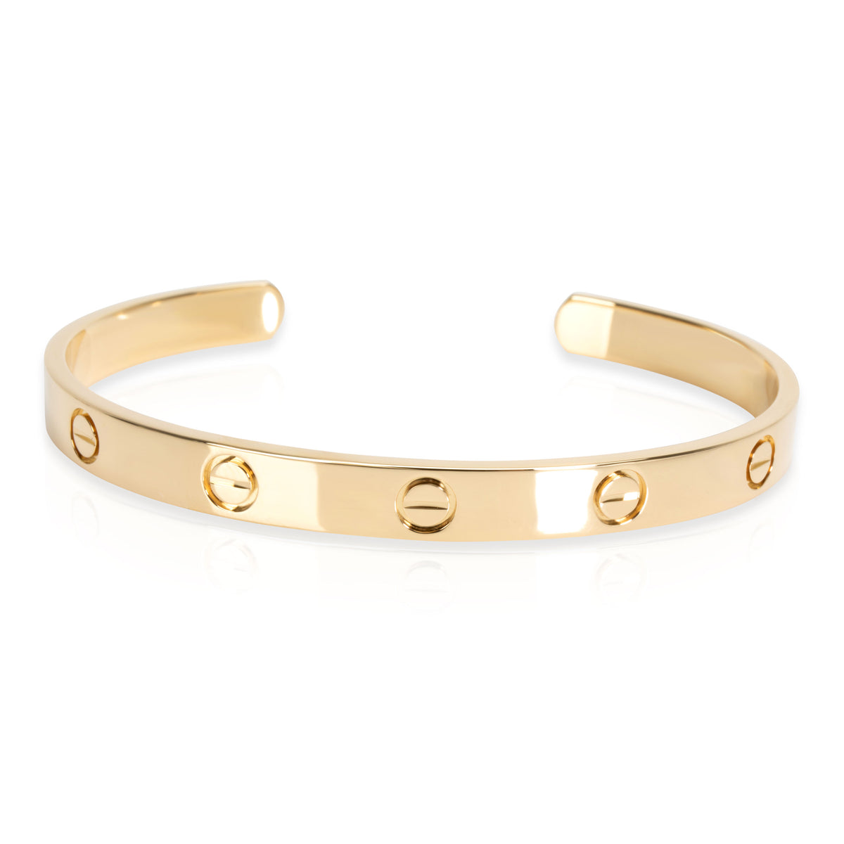 cartier 18k yellow gold love bracelet 18