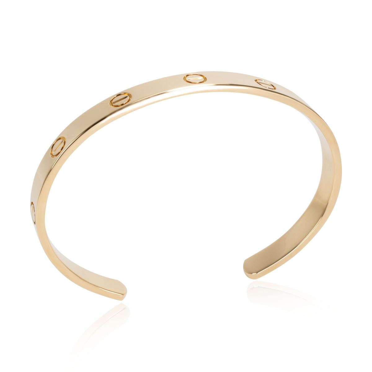 cartier 18k yellow gold love bracelet 18