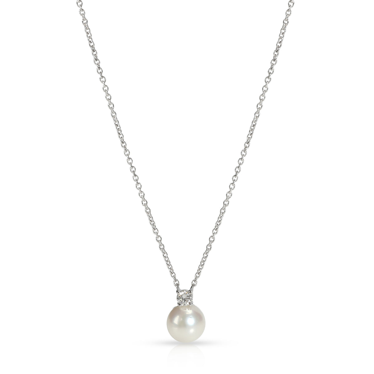 tiffany signature pearl necklace