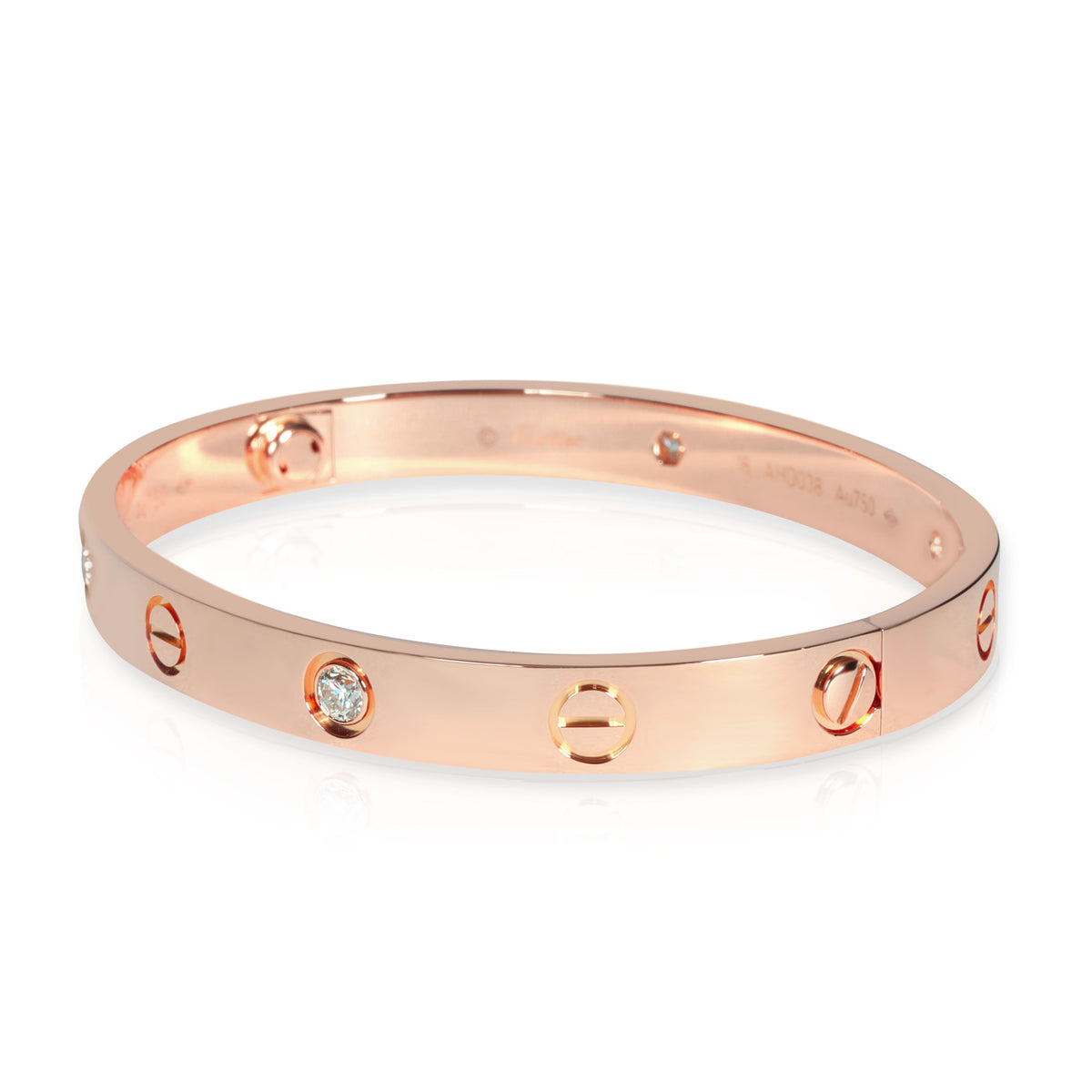 cartier love bracelet 18k rose gold