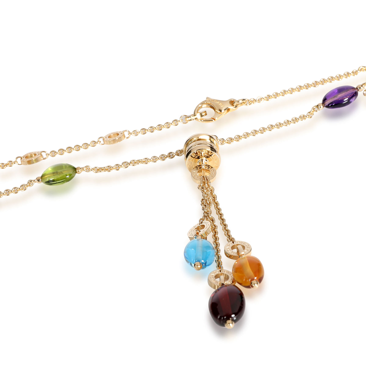 Bulgari  Multi-Colored Gemstone Necklace in 18K Yellow Gold by WP  Diamonds – myGemma| JP | Item #108133