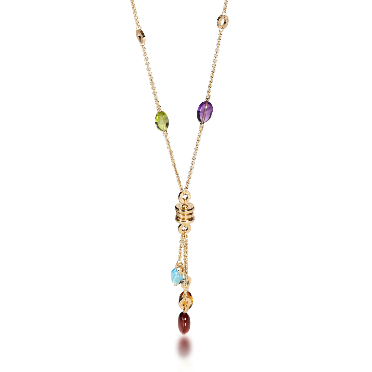 Bulgari  Multi-Colored Gemstone Necklace in 18K Yellow Gold by WP  Diamonds – myGemma| JP | Item #108133