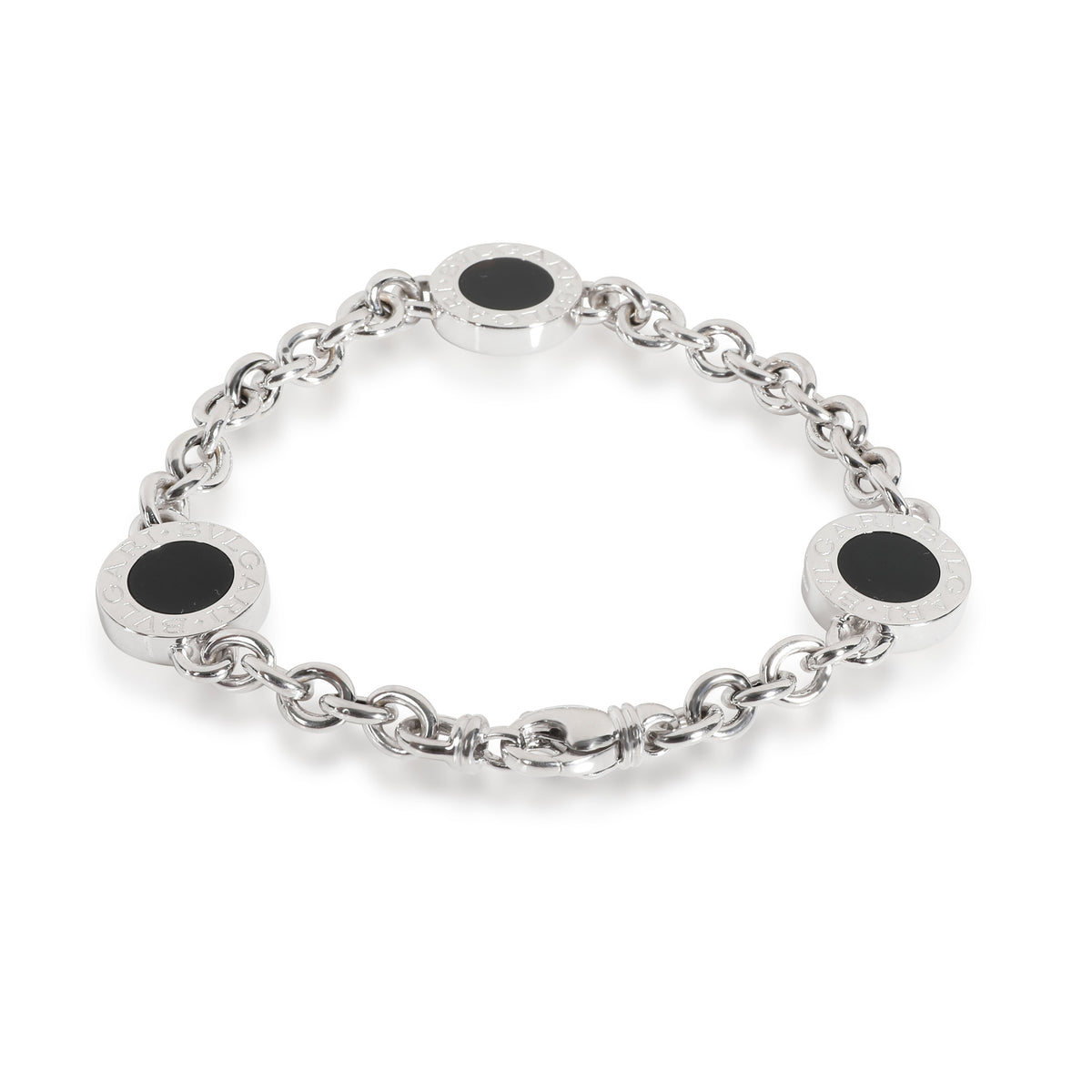 Bulgari Bvlgari Elements Onyx Bracelet in 18K White Gold by WP Diamonds –  myGemma| Item #108801