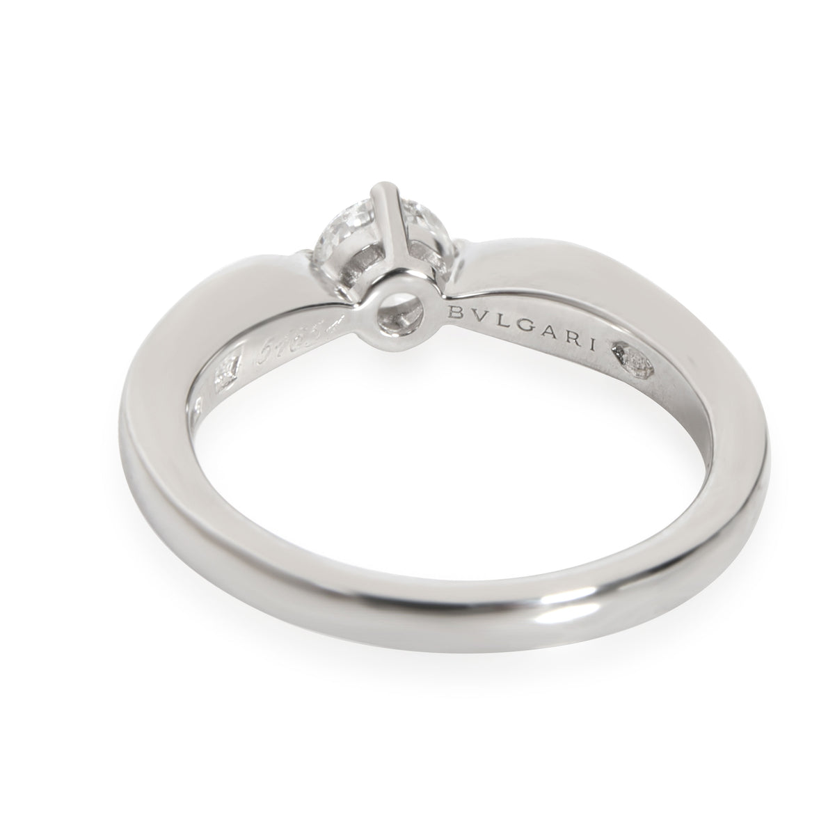 Bulgari Dedicata A Venezia Diamond Solitaire Ring in Platinum E VVS2   CTW – myGemma| Item #110787