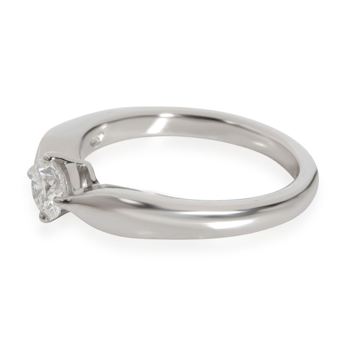 Bulgari Dedicata A Venezia Diamond Solitaire Ring in Platinum E VVS2   CTW – myGemma| Item #110787