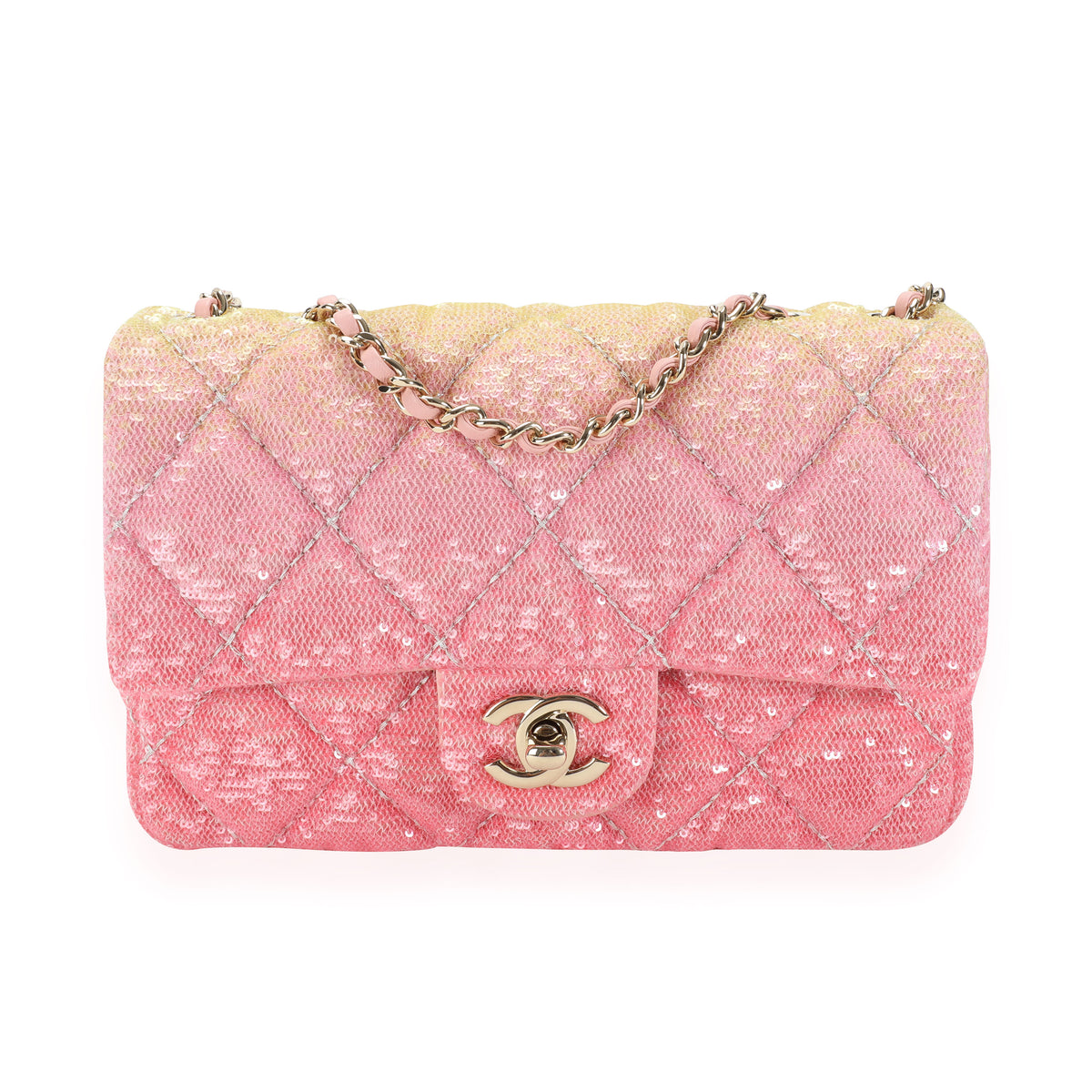 Chanel Pink Ombré Sequin Mini Flap Bag – myGemma| QA | Item #110843