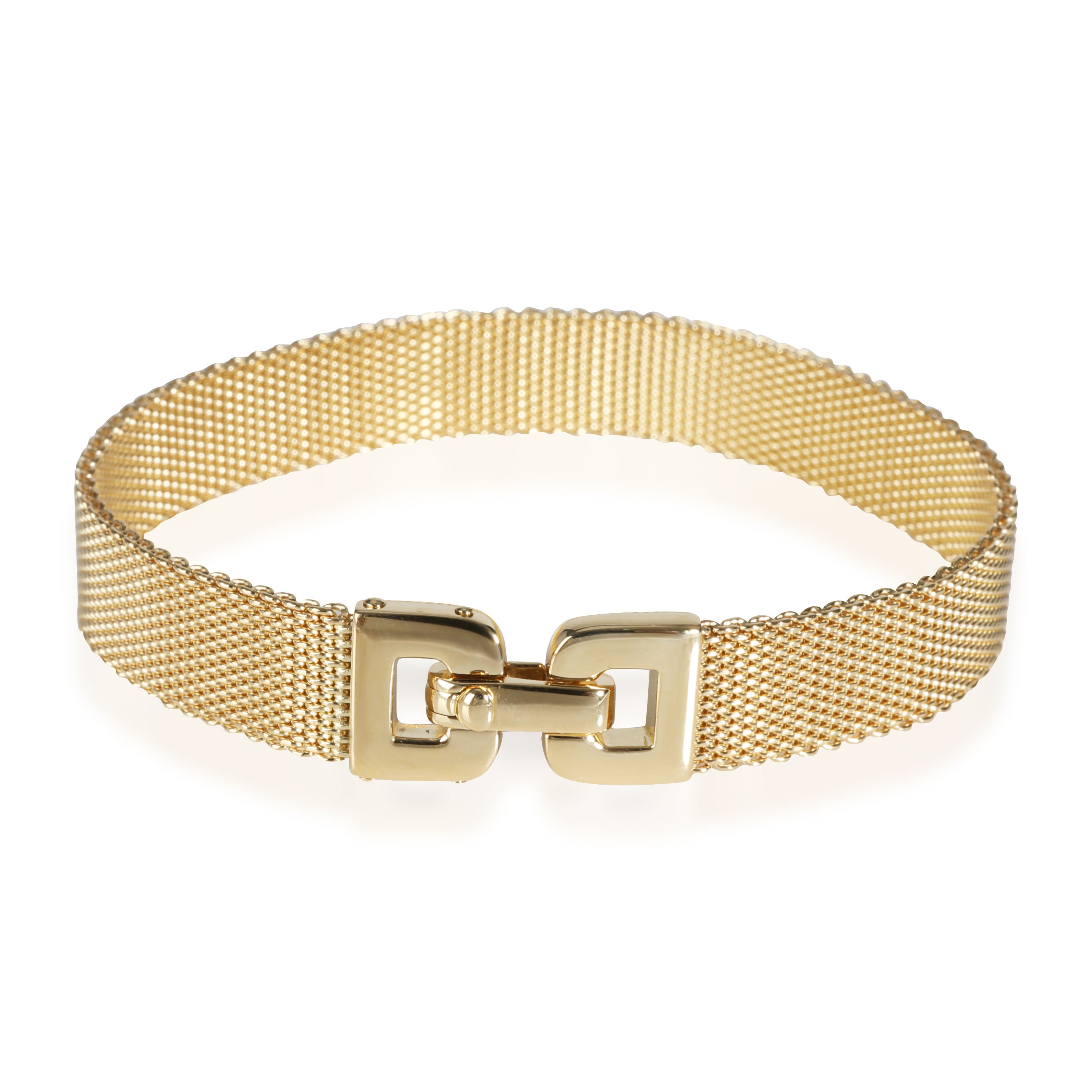 tiffany gold mesh bracelet