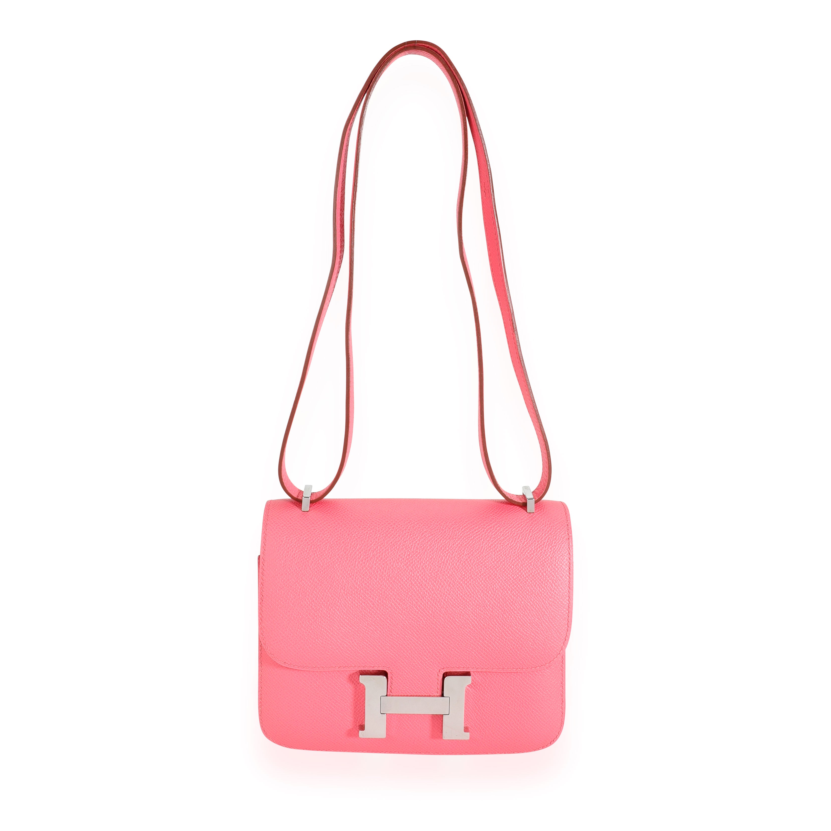 Hermès Rose Azalee Epsom Constance 18 PHW | Barnebys