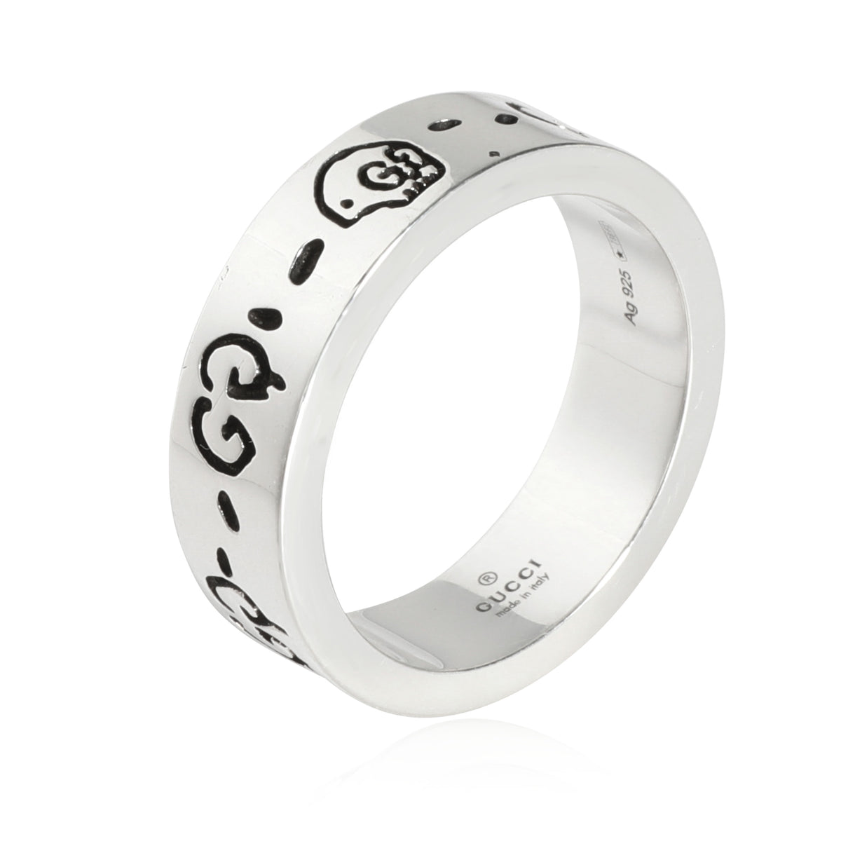 Gucci Ghost Ring Aureco Black Finish in Sterling Silver | myGemma | Item  #112248