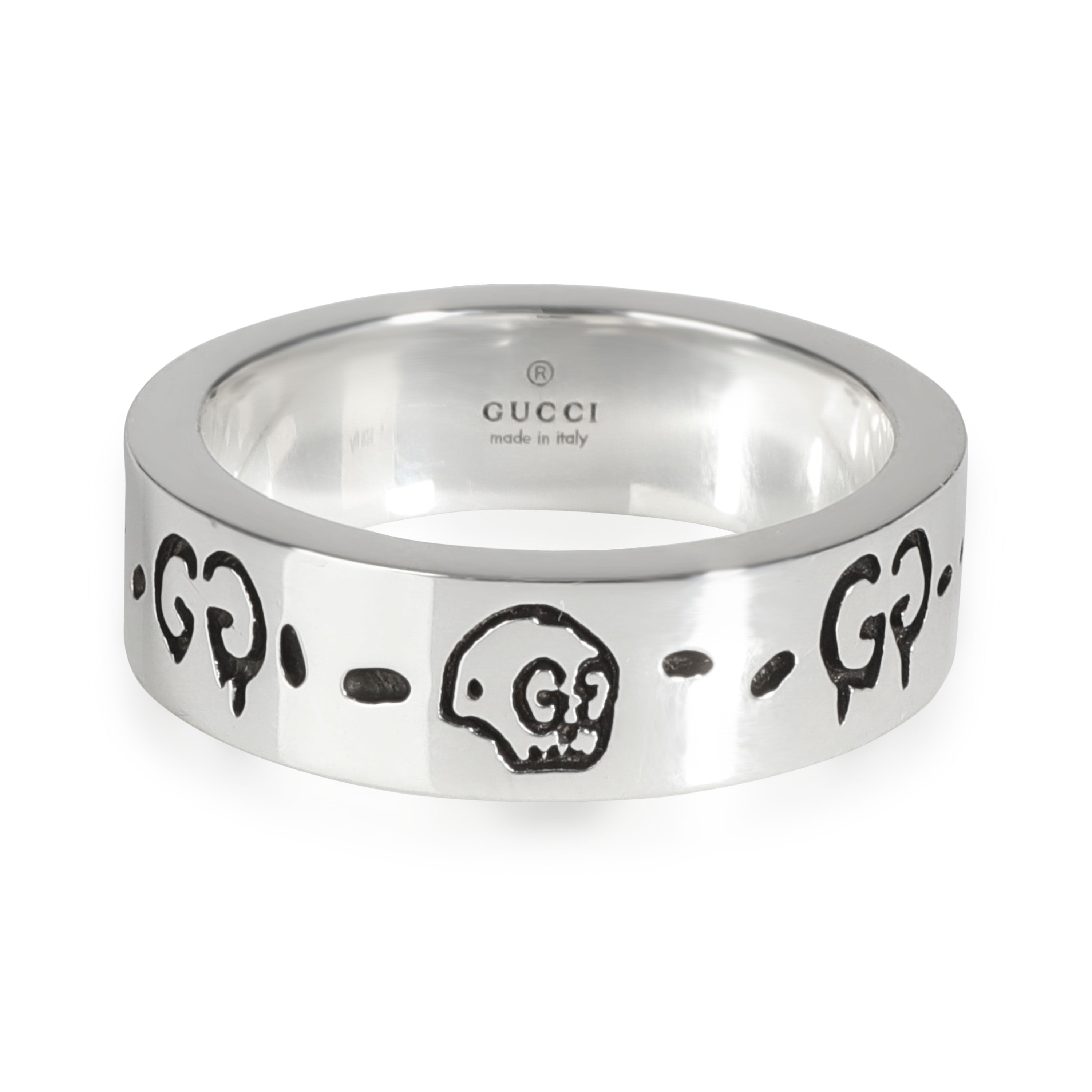 Gucci Ghost Ring Aureco Black Finish in Sterling Silver | myGemma | Item  #112249