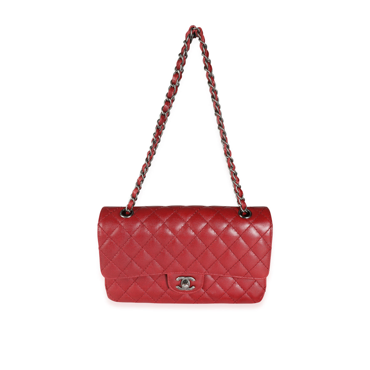 CHANEL Classic Mini Rectangular Quilted Burgundy Dark Red Leather Shoulder  Bag  eBay
